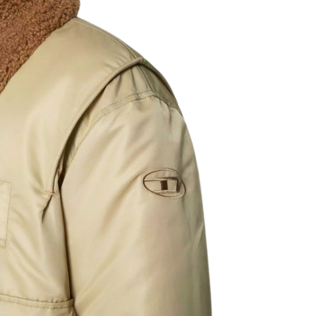 Diesel W-Carlo-NW Tidal Foam Cream Jacket  W-CARLO-NW GIACCA A070240KAUX 1AE - Style Centre Wholesale