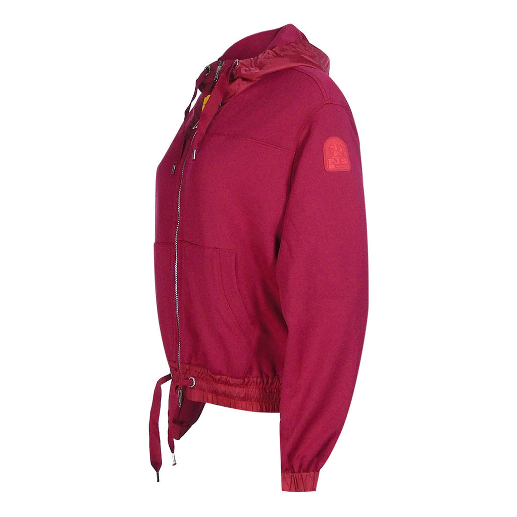 Parajumpers Zip Burgundy Hoodie S