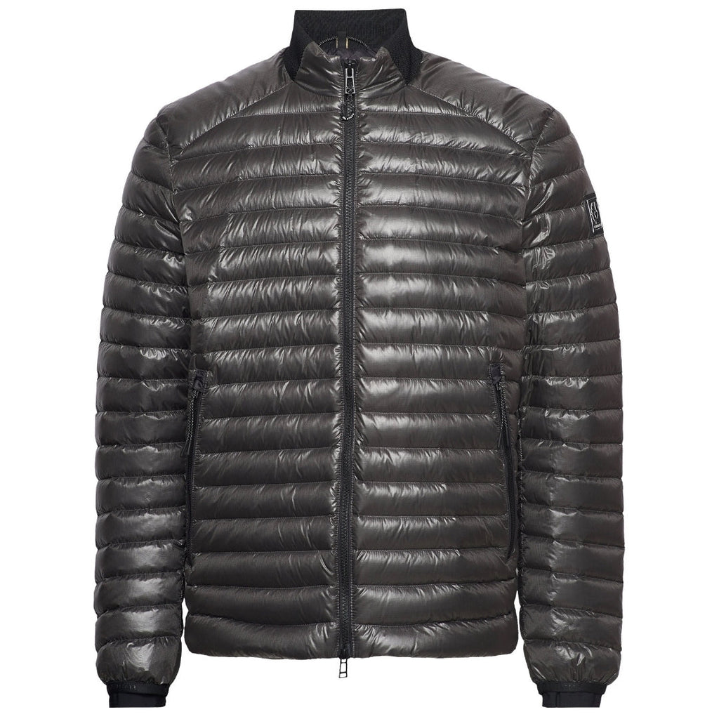 Belstaff Airframe Black Shiny Down Filled Jacket - Style Centre Wholesale