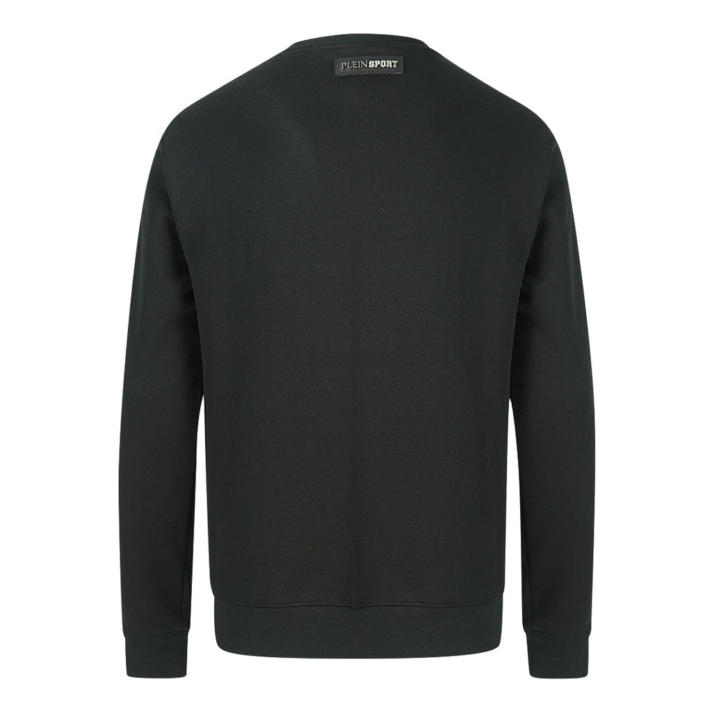 Plein Sport Gold Logo Black Jumper - Nova Clothing