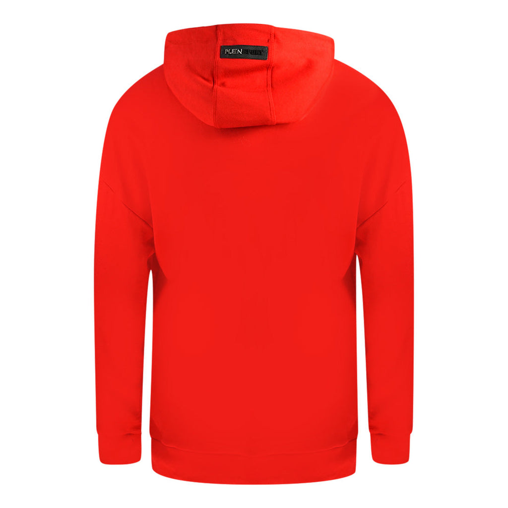 Plein Sport Side Logo Red Hoodie XL