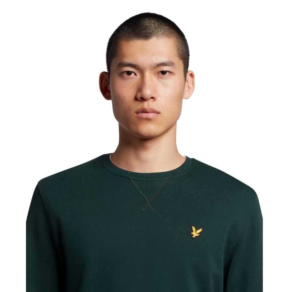 Lyle Scott Branded Dark Green Pull Over Jumper - Style Centre Wholesale