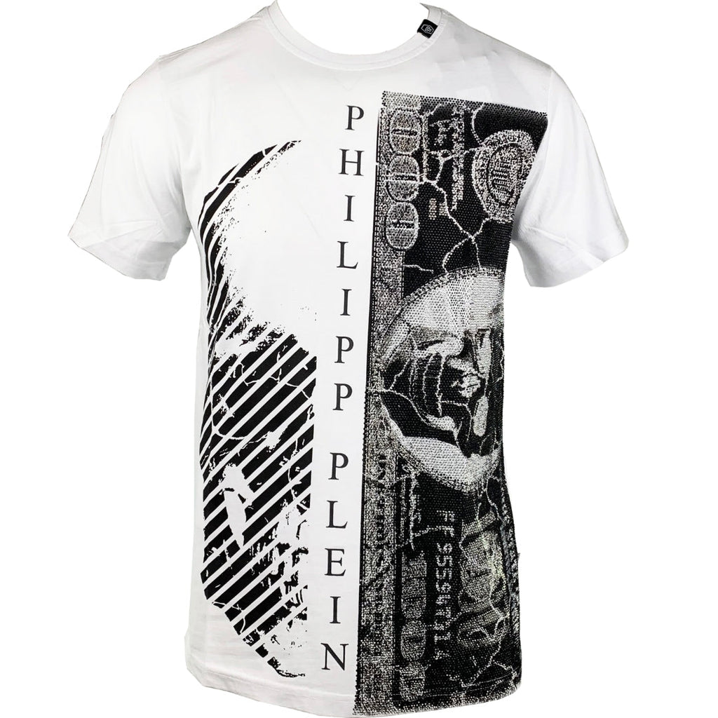 PHILIPP PLEIN PLEIN A17C MTK1448 PJY002N T-SHIRT mtk144801money WHITE T-SHIRT MALE S