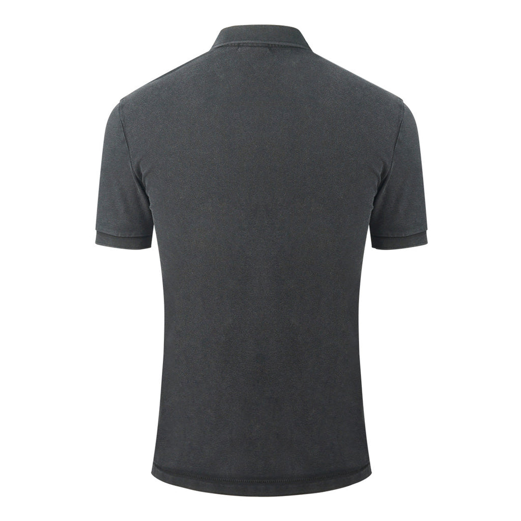 Napapijri Elbas 4 Logo Black Polo Shirt - Nova Clothing