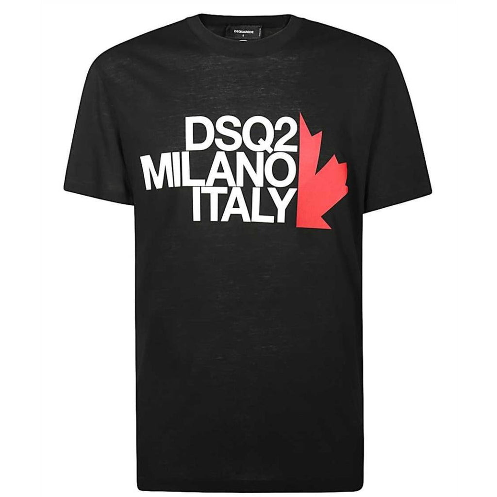 Dsquared2 DSQ2 Milano Italy Black T-Shirt - Nova Clothing