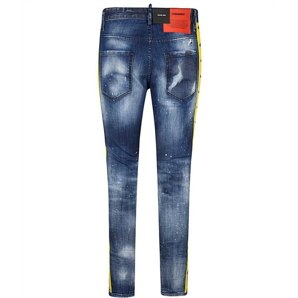 Dsquared2 Skater Jean Maple Leaf Tape Jeans - Nova Clothing