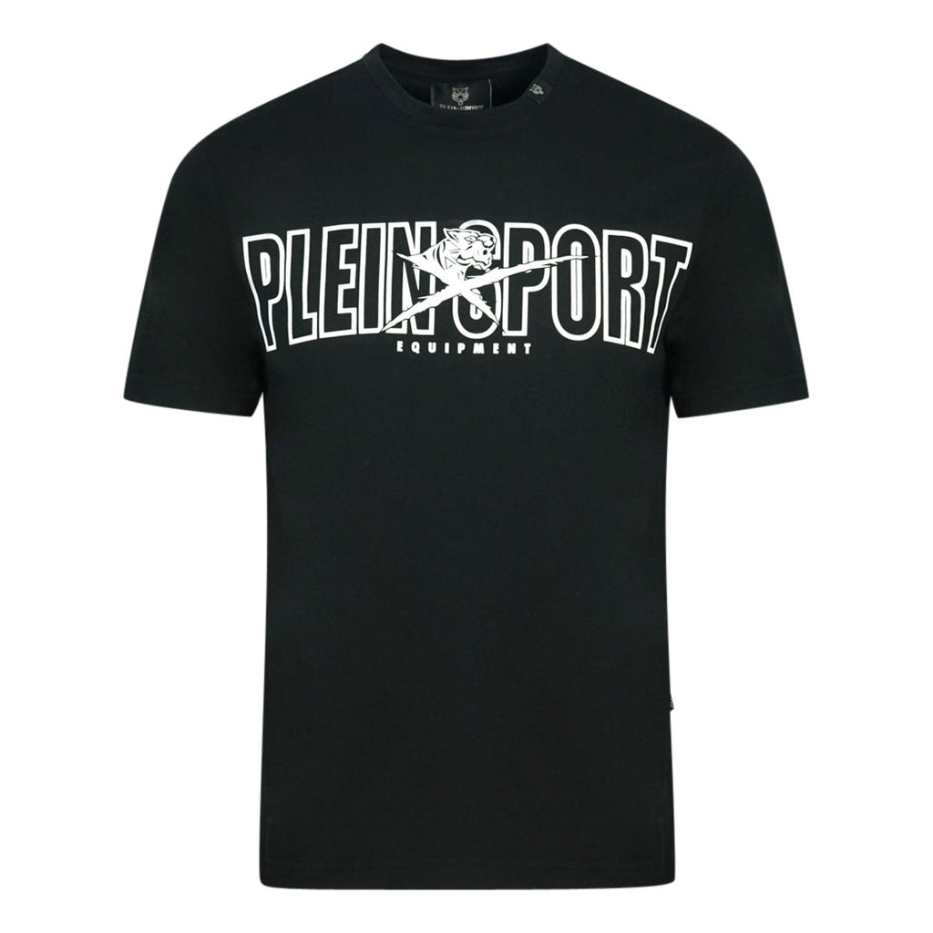 Plein Sport Bold Branded Logo Black T-Shirt S