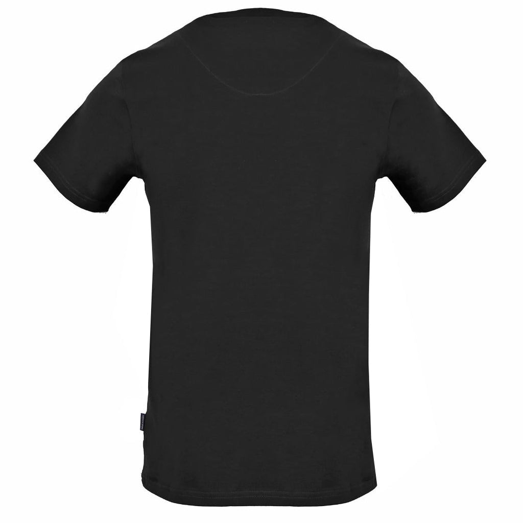 Aquascutum Layered Logo Black T Shirt - Nova Clothing